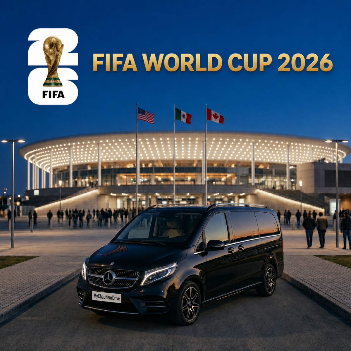 Как добраться на матчи Чемпионата мира 2026: авто с водителем в США, Канаде и Мексике